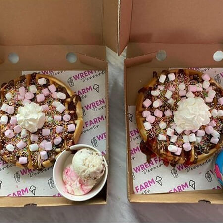 window cake box
