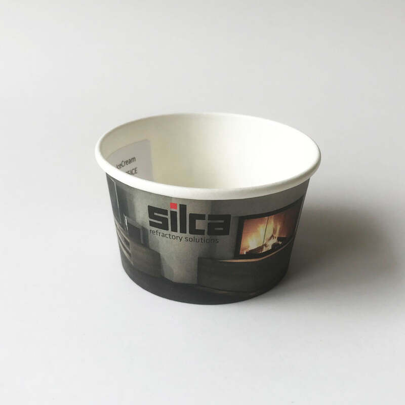 5oz Printed Ice Cream Cups - Full colour print