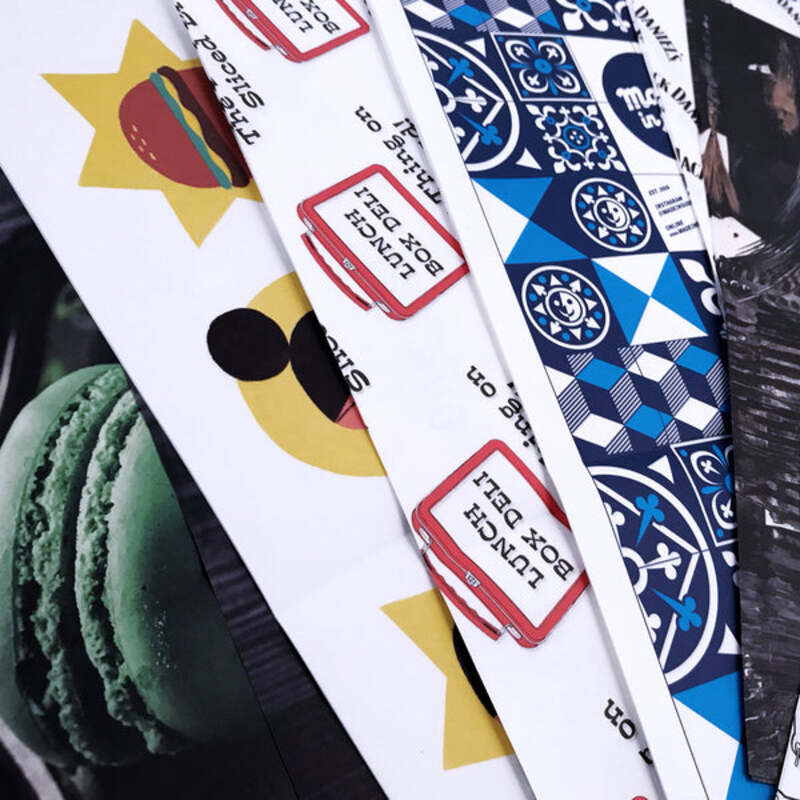 transparent sticker printing